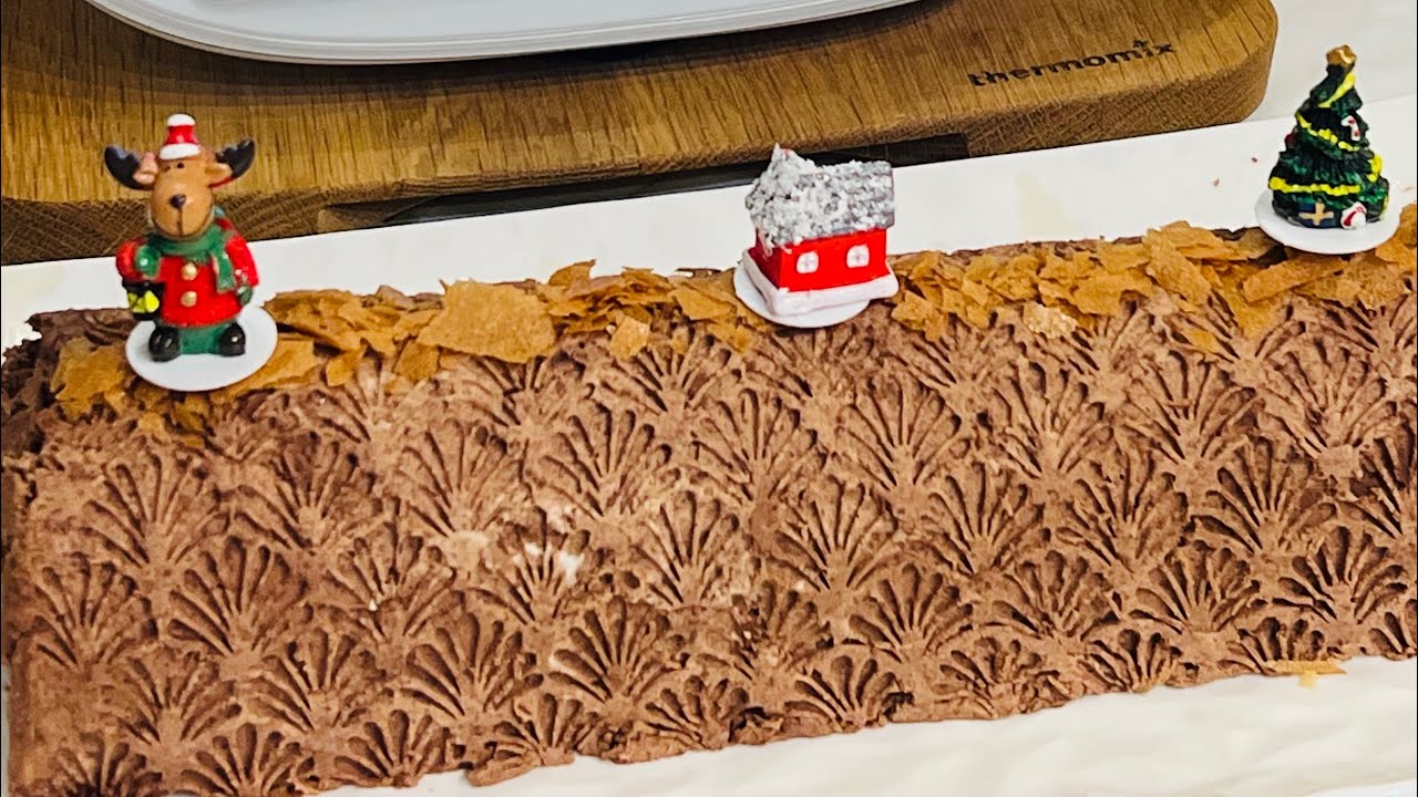 Thermomix/ Bûche de Noël façon Trianon/Cookidoo