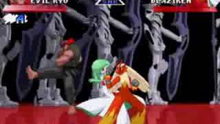 Evil Ryu (me) vs. Blaziken & Gardevoir by Dshiznetz