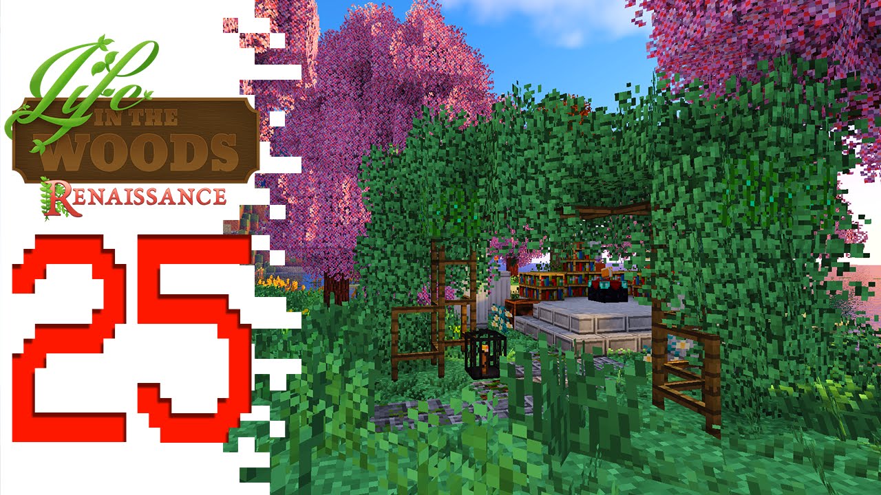 Life In The Woods: Renaissance - EP25 - Enchant...ing (Minecraft) playthrough little monster at school