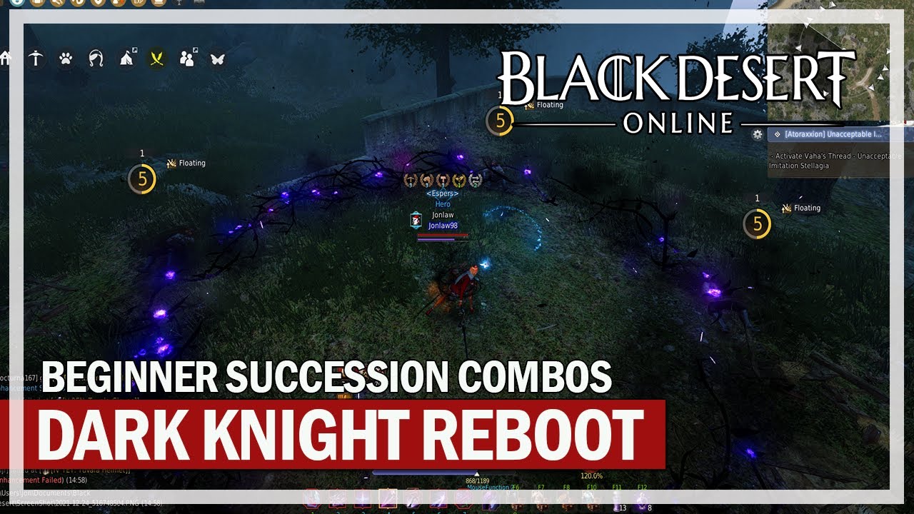 Black Desert Online Dark Knight Succession Reboot Beginner Skill