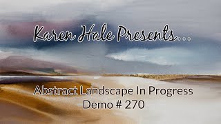 Fluid Abstract Landscape Painting in Real Time    Demo #270