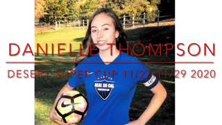 Danielle Thompson Desert Super Cup 2020 Highlights