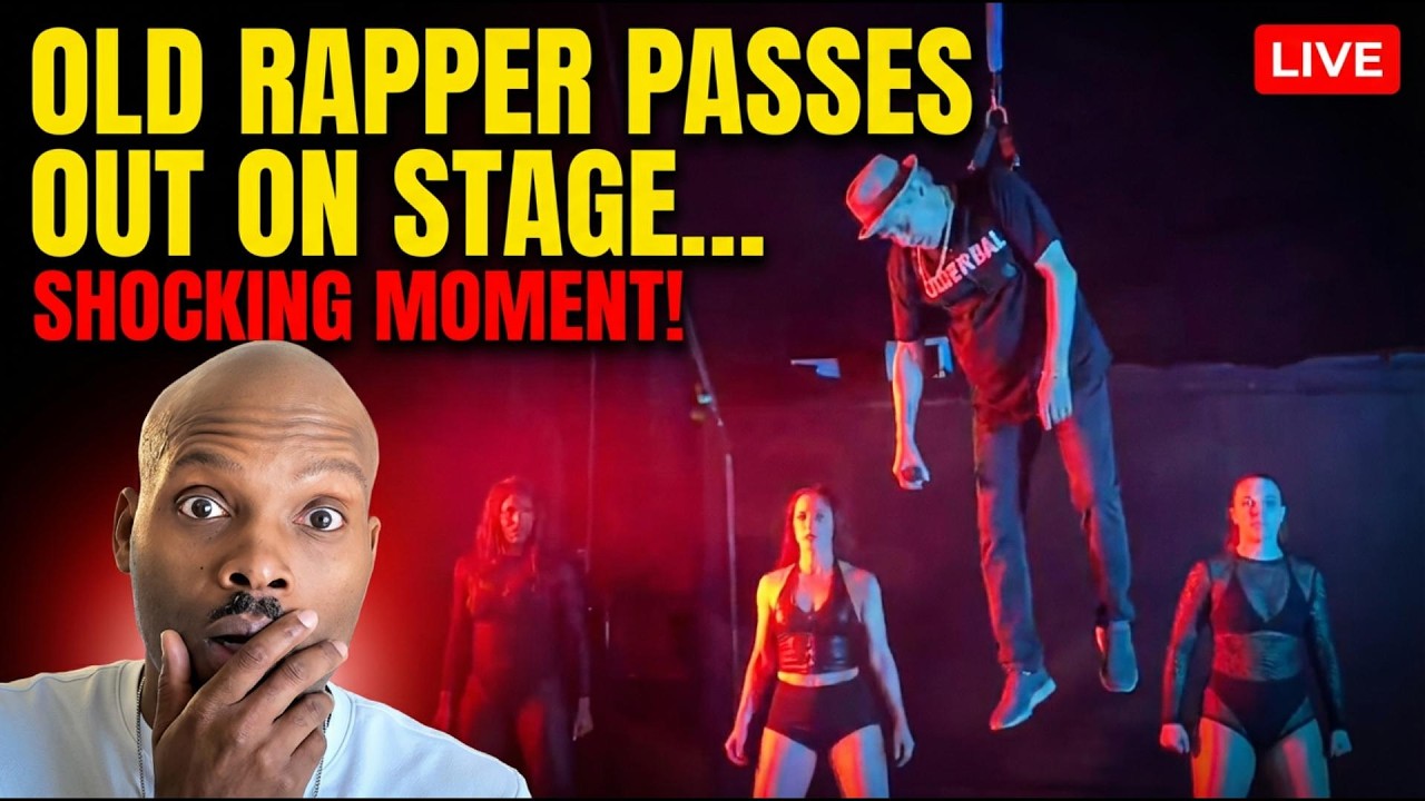 Old Rapper Passes Out On Stage... - YouTube