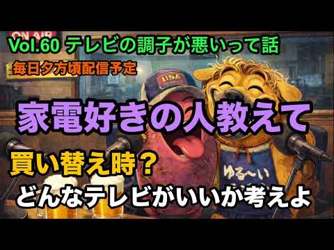#60 テレビの調子が悪いって話【家電好きお願い】#とさラジ #ラジオ #bgm #家電 のサムネイル