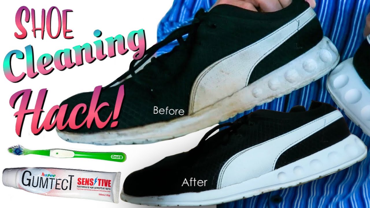MAG LINIS TAYO NG RUBBER SHOES! CLEANING USING TOOTHPASTE! | Roselyn ...