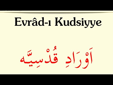 Evradı Kudsiye Dinle Okuyan İshak Danış