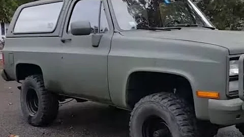 M1009 CUCV Military Chevy K5 Blazer 6.2 Diesel Restoration