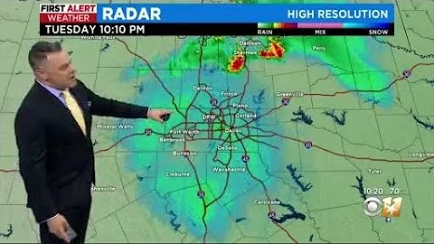 Scattered thunderstorms developing overnight