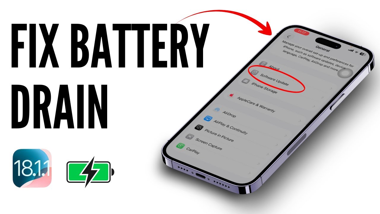 How To Fix Battery Drain On iOS 18.1.1 (iPhone) | 2026 Full Guide