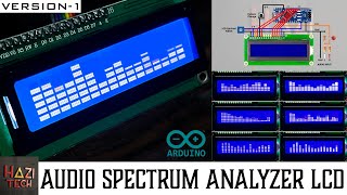 DIY Audio Spectrum Analyzer LCD Display | 6 Patterns | Arduino & 1602 LCD