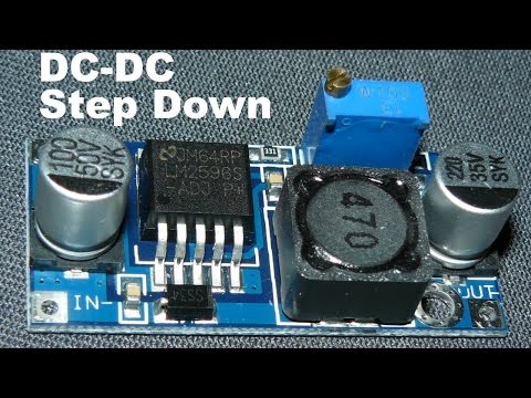 Понижающий регулируемый преобразователь напряжения DC-DC Step Down модуль LM2596S 3.2-40 В