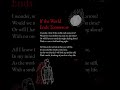 If it is the End, you'll be the last thought in my mind 🥀#krimsonsdesiree #darkaesthetic #sadpoetry