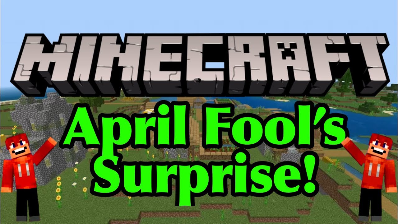 MINECRAFT April Fool’s YouTube