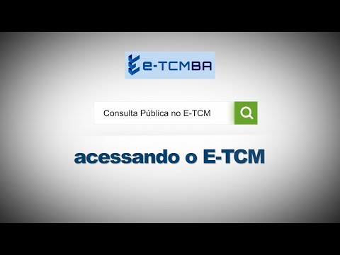 Como fazer Consulta Pública no E-TCM