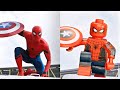 Lego City Superhero Spider-Man Top 10 Fights & Web Swinging Lego Stop Motion