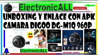 Camara Digoo DG-M1Q 960P unboxing y enlace con apk DigooEye ¡Excelente! screenshot 3
