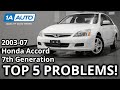 Top 5 Problems Honda Accord Sedan 7th Generation 2003-07