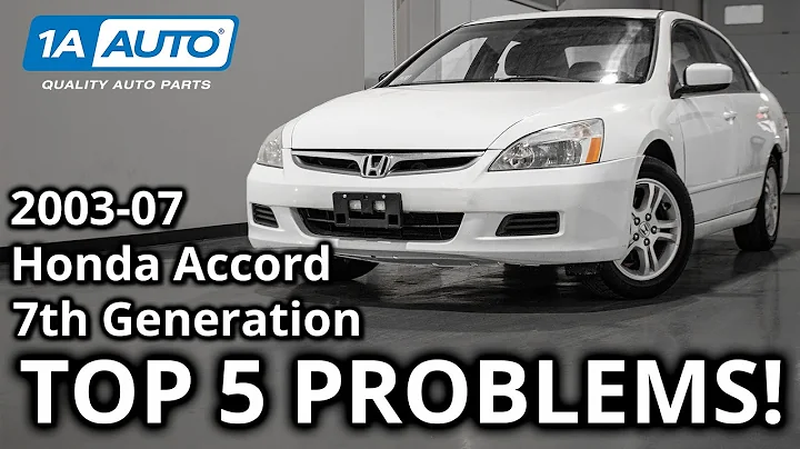 Top 5 Problems Honda Accord Sedan 7th Generation 2003-07