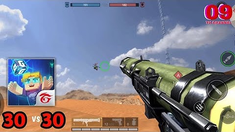 Blockman Go, Frontline Shooting Down the Helicopter | 09TH Channel