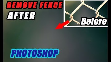 How to Remove Fence from photo in Photoshop || Photoshop Tutorials 2020