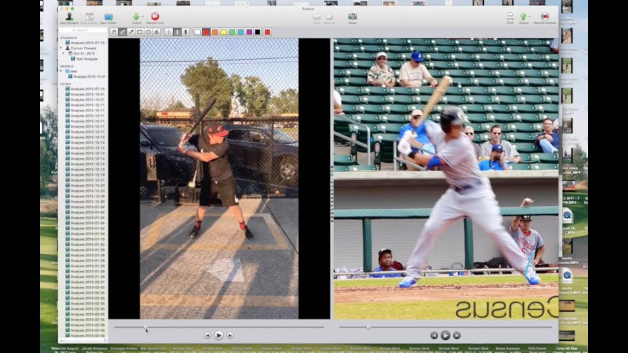 baseball swing analysis software for mac