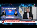 Entrevista en "Telefe Noticias" - Telefe - 17/6/2020