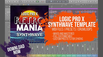 #Synthwave #LogicProX Template - RetroMania by Saftik
