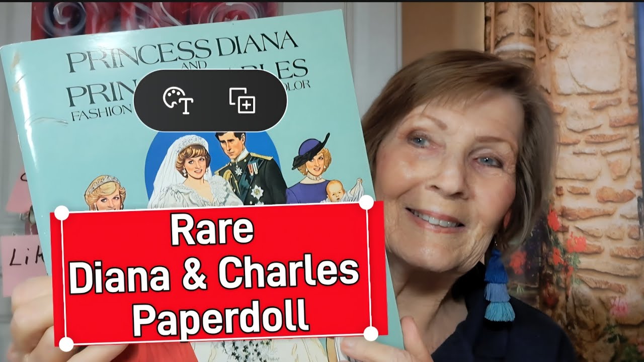 РЕДКИЕ Бумажные куклы Дианы и Чарльза 