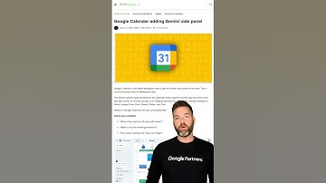 Google Calendar Upgrade with Gemini Side Panel Boosts Scheduling Productivity