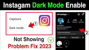 Fix Dark Mode Option Not Showing on Instagram Problem | How to Enable Dark Mode on Instagram 2023