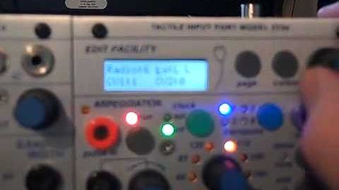 Buchla 222e Basic Programming