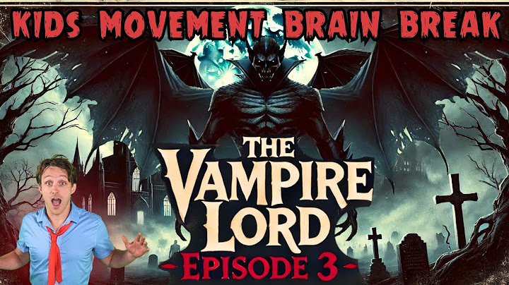 🧛 Vampire Brain Break Adventure | Kids Movement Exercises, Fun Workouts and PE Games