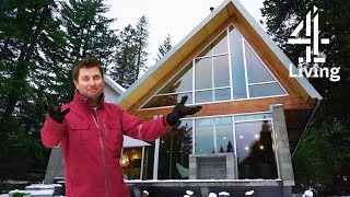 Extraordinary 10 Years in The Making Alpine Inspired House | Amazing Spaces Snow Special
