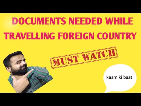 Video: Kādi Dokumenti Jāsastāda, Lai Ceļotu Uz ārzemēm