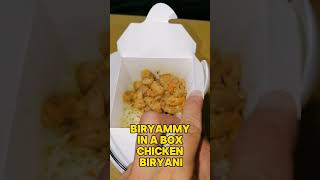 Biryammy In A Box L Chicken Biryani