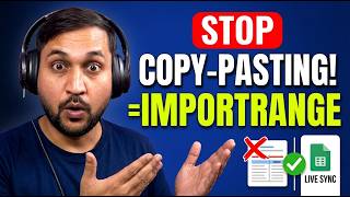 How to Import Data from Another Google Sheet Automatically | IMPORTRANGE Function Tutorial (Hindi)