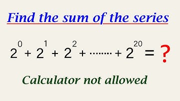 Find the sum of the series without using series formula | Math Olympiad | VIJAY Maths