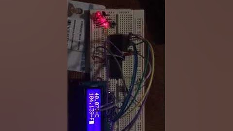 Sensor de temperatura microcontrolador