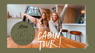 WE BOUGHT A CABIN WITH OUR BEST FRIENDS! // A virtual tour of our new Airbnb on Lake Adney!