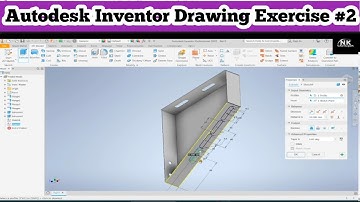 Autodesk Inventor Tutorial Exercise 2 || Autodesk Inventor For Beginners