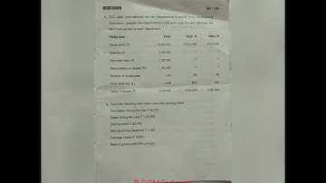 2nd sem b.com Advance Financial Accounting question paper Bangalore university 21-22