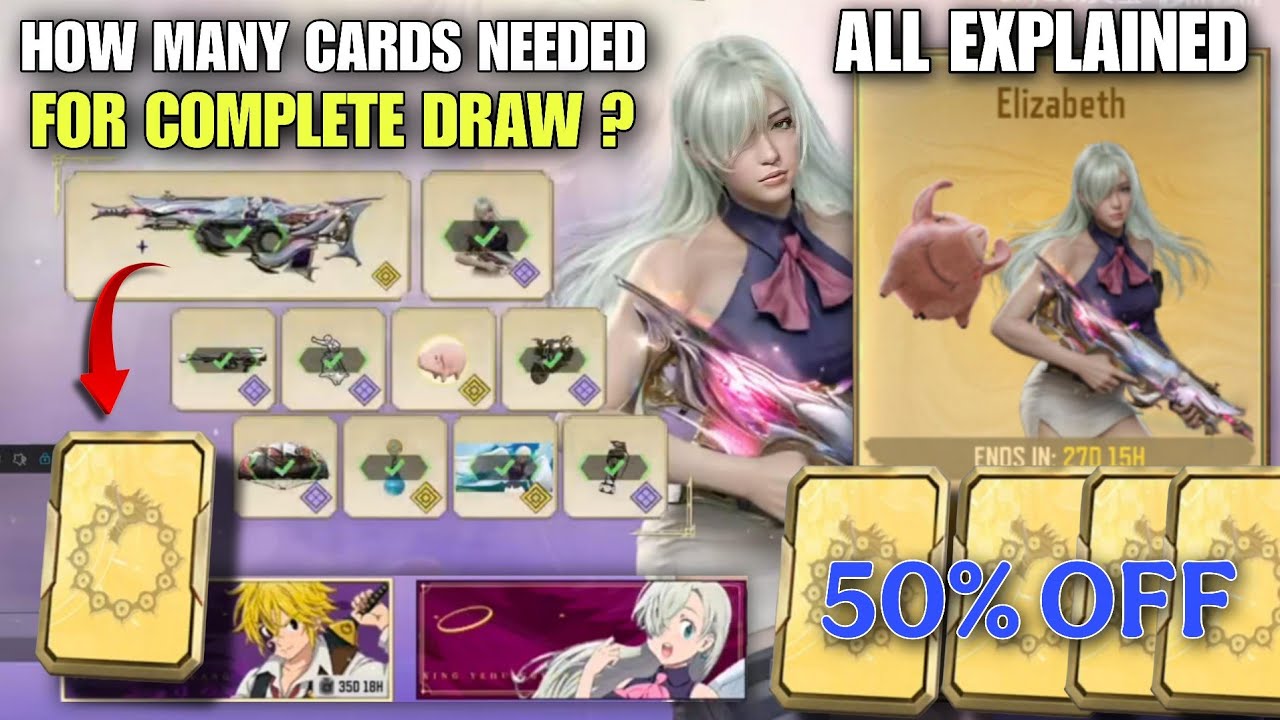 Elizabeth In Codm PURCHASED FULL ELIZABETH DRAW | TOTAL EXCLUSIVE CARDS FOR ELIZABETH ...