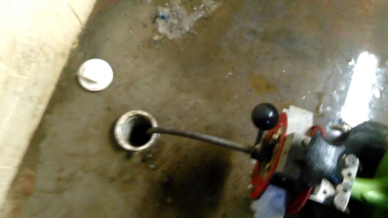 Clogged Basement Draining Sewage Waste On Floor Youtube