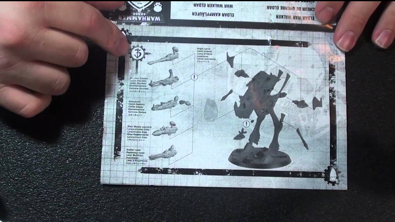 Eldar War Walker unboxing & Eldar chat YouTube