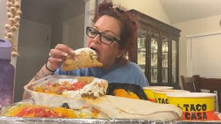 Taco Casa!!! Loaded Nachos, Tacos, Burritos & More! Telling You About My Day. Lol 💋