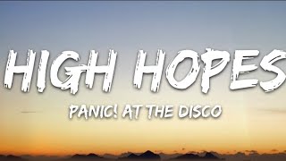 Panic at the disco - High hopes - Lyrical video song 😊♥️🥰 ( Soul X Tune)