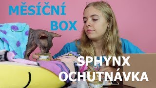 Měsíční box - Sphynx ochutnává /LEA Měsíční box - Sphynx ochutnává /LEA