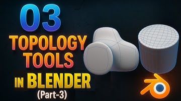 03: Topology Tools (Part-3) | Blender 3D TOPOLOGY Course #blender #3d #blender3d #b3d