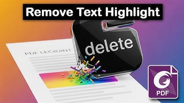 Hoe u eenvoudig tekstmarkeringen uit een PDF-document verwijdert in Foxit PDF Editor