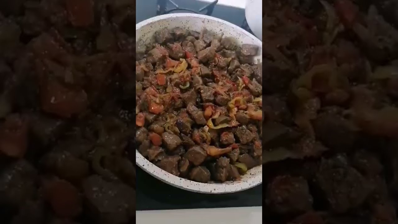 Liver recipe /ciğer yemeği tarifi /طرز تهیه جگر مقوی وخوشمزه #shorts
